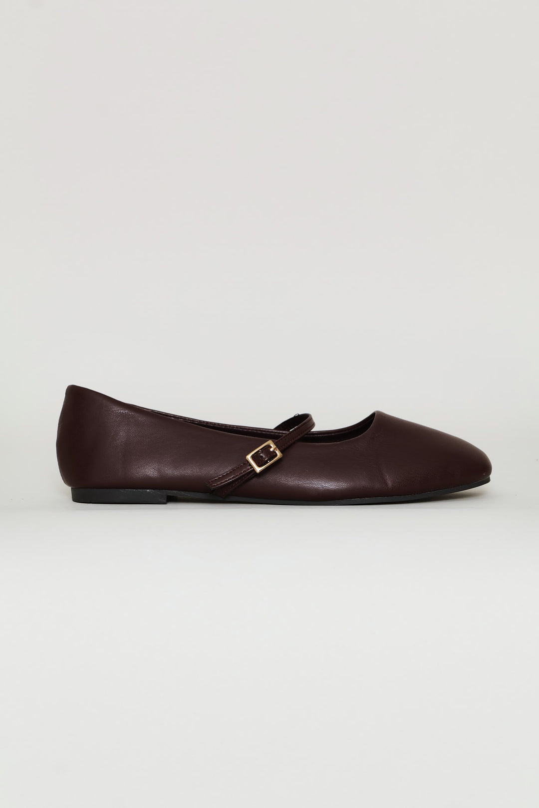 Plain Mary Jane Pump - Burgundy