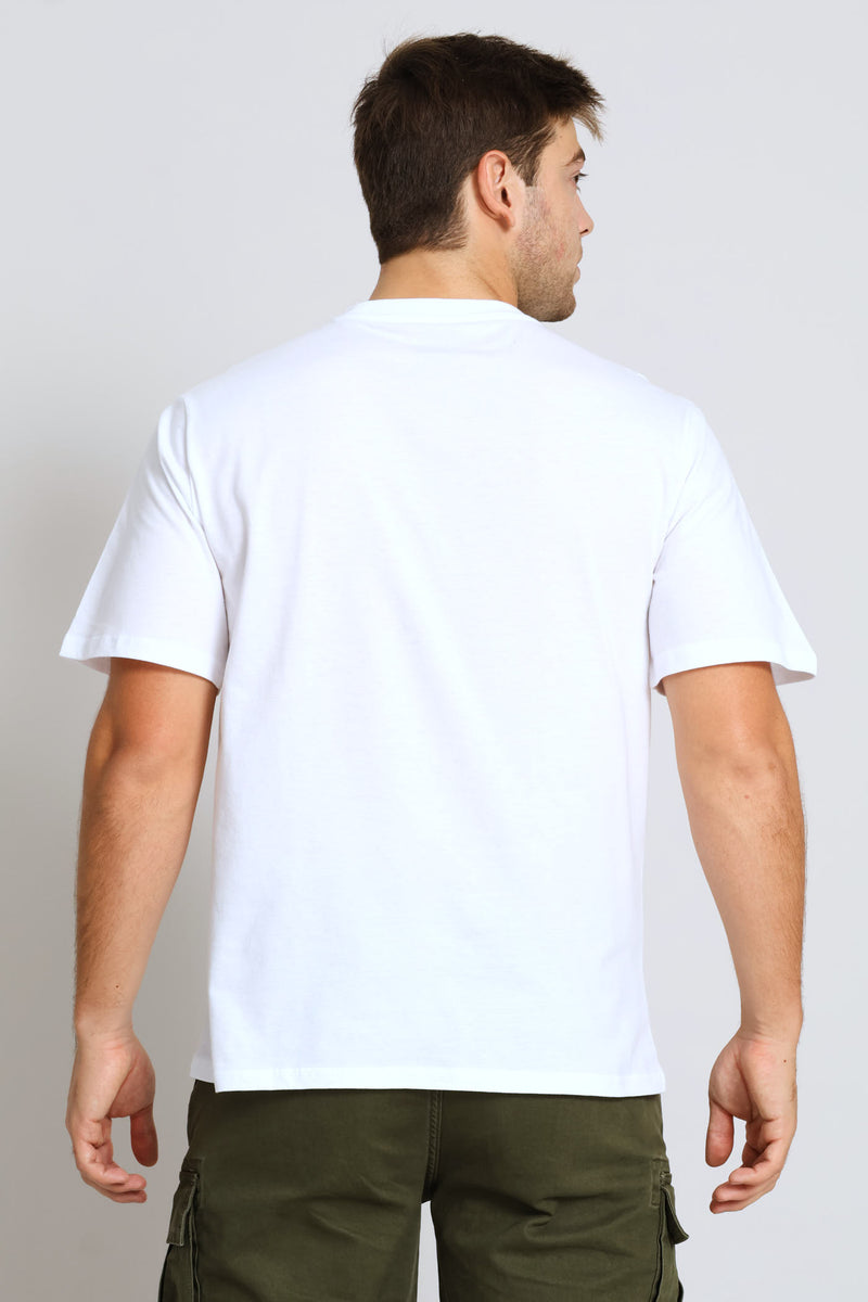 Denim Wings Tee - White