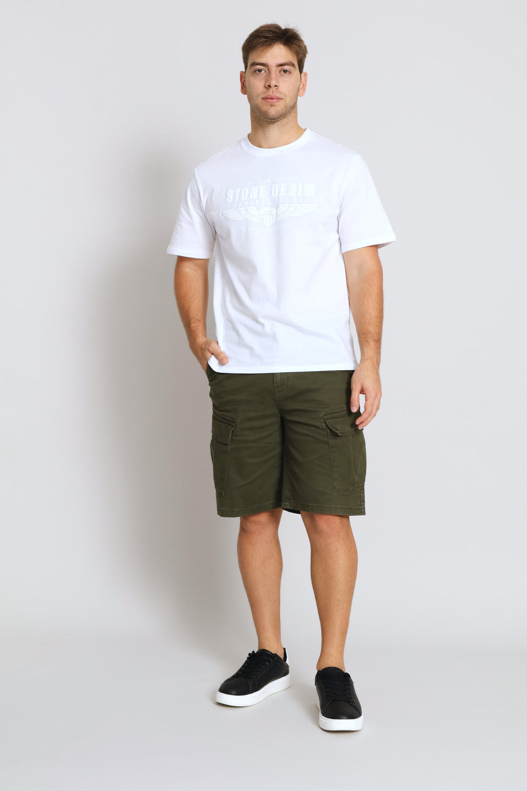 Cargo Pocket Shorts - Fatigue