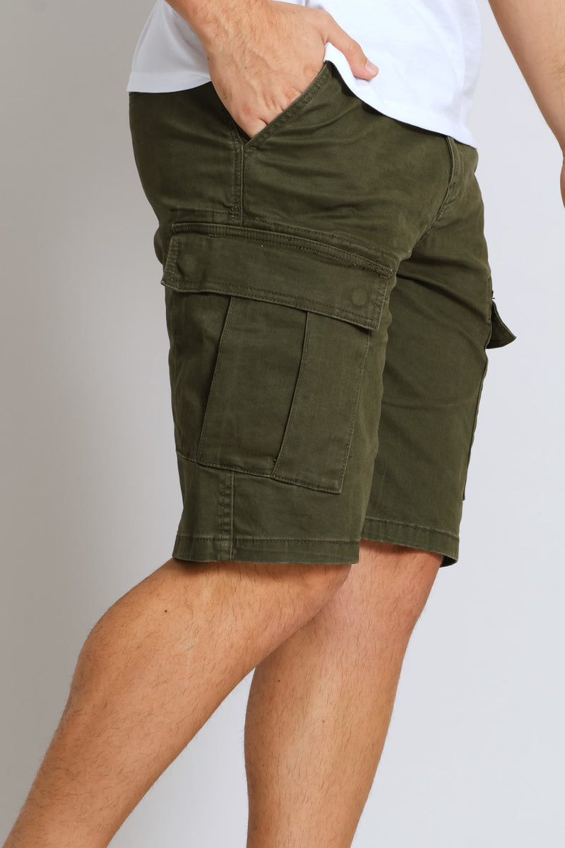 Cargo Pocket Shorts - Fatigue