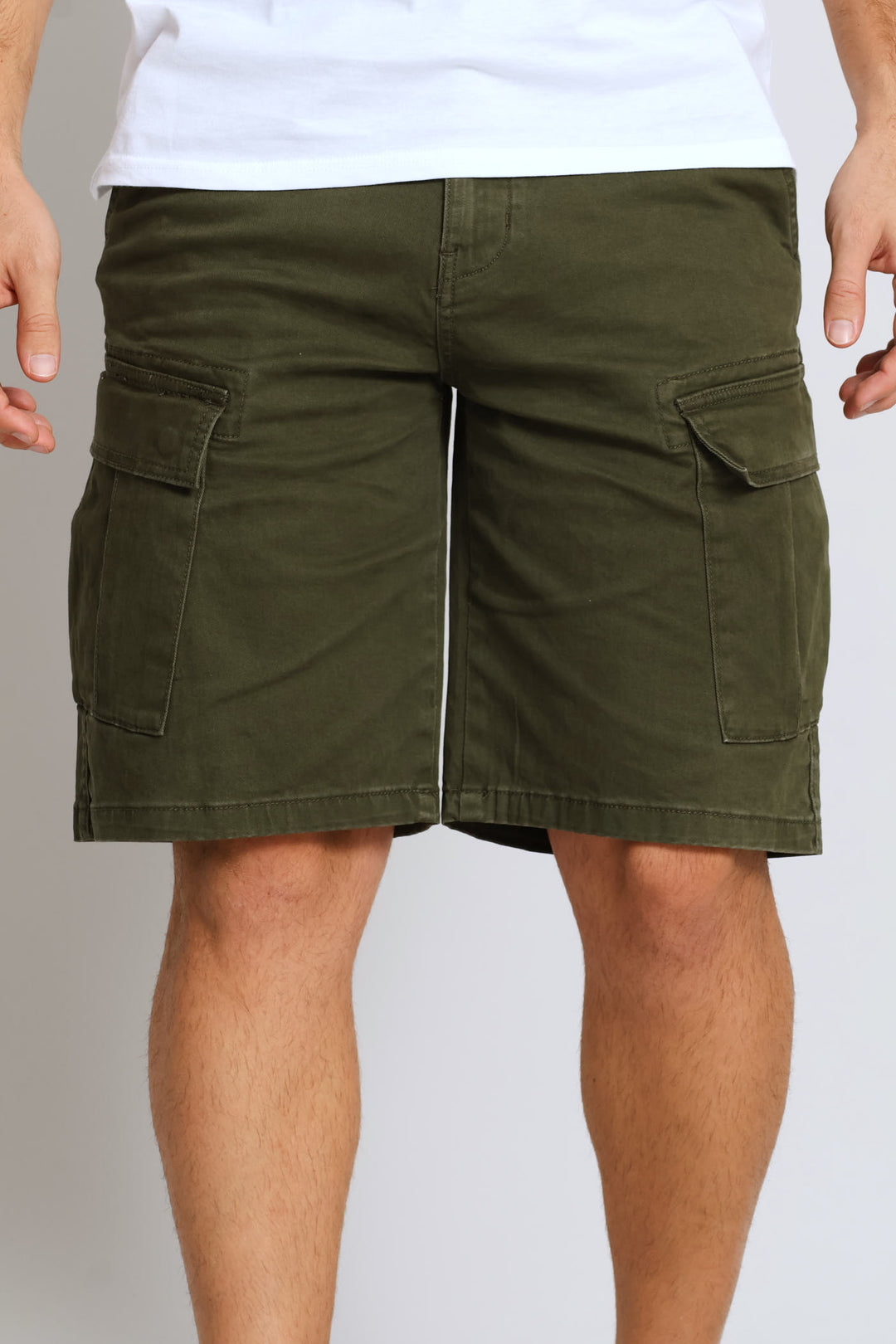 Cargo Pocket Shorts - Fatigue