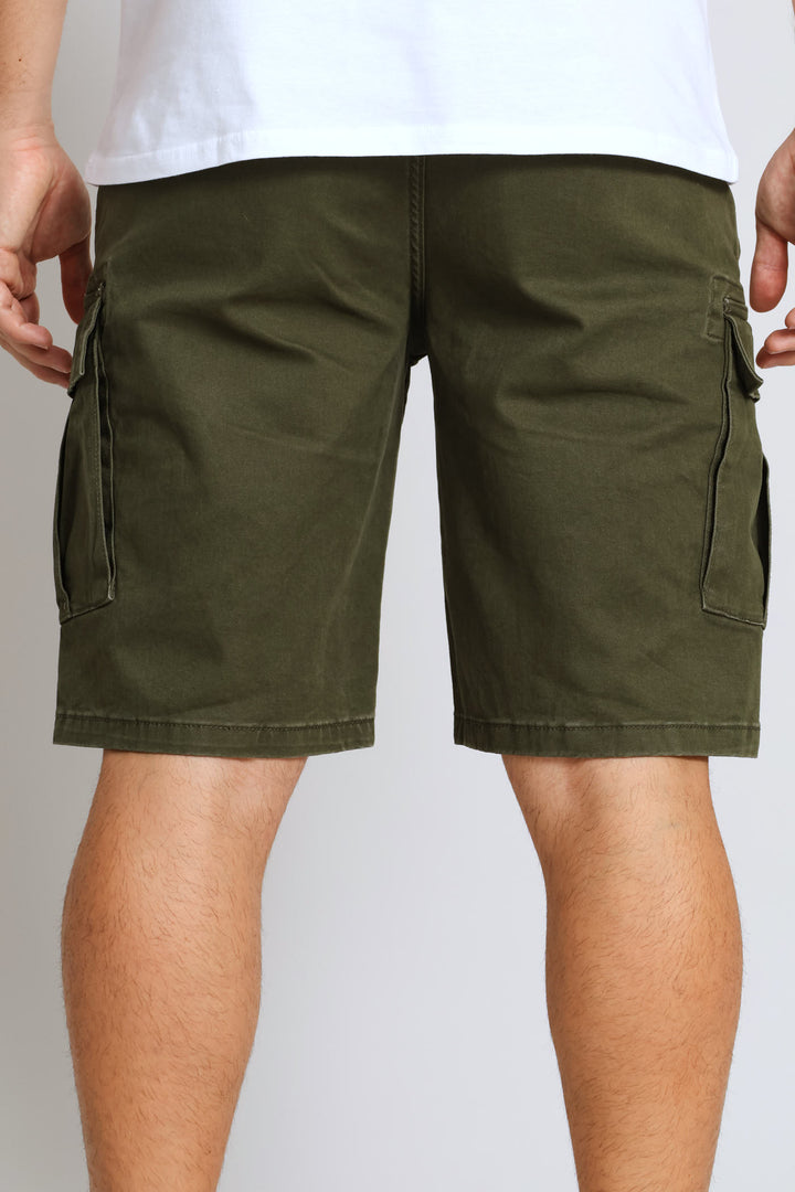 Cargo Pocket Shorts - Fatigue