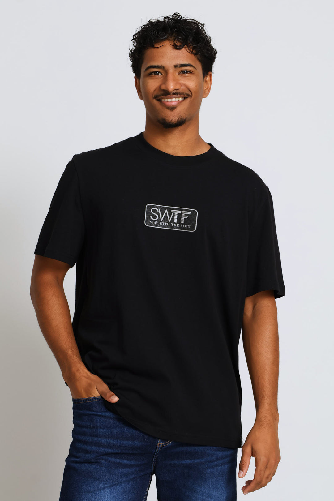 Swtf Front & Back Tee - Black