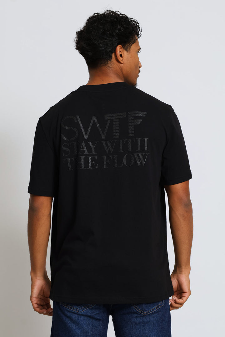 Swtf Front & Back Tee - Black