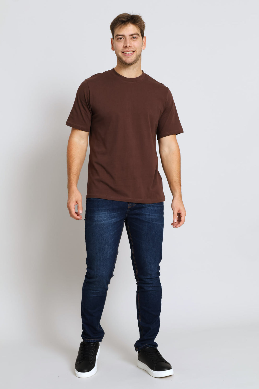 Creased Wash Slim Denim - Indigo