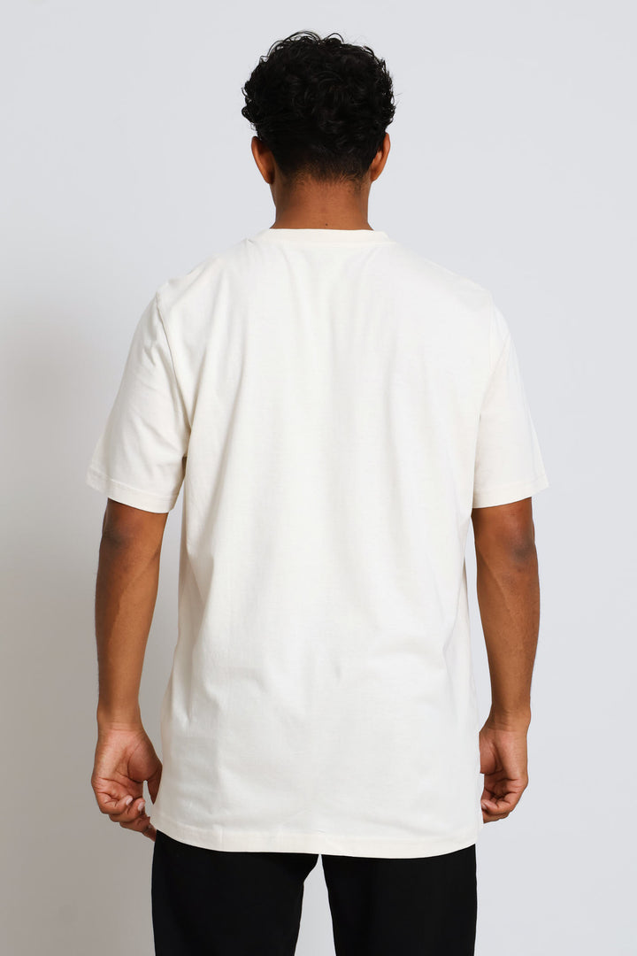 Graphic Photo Print Tee - Stone