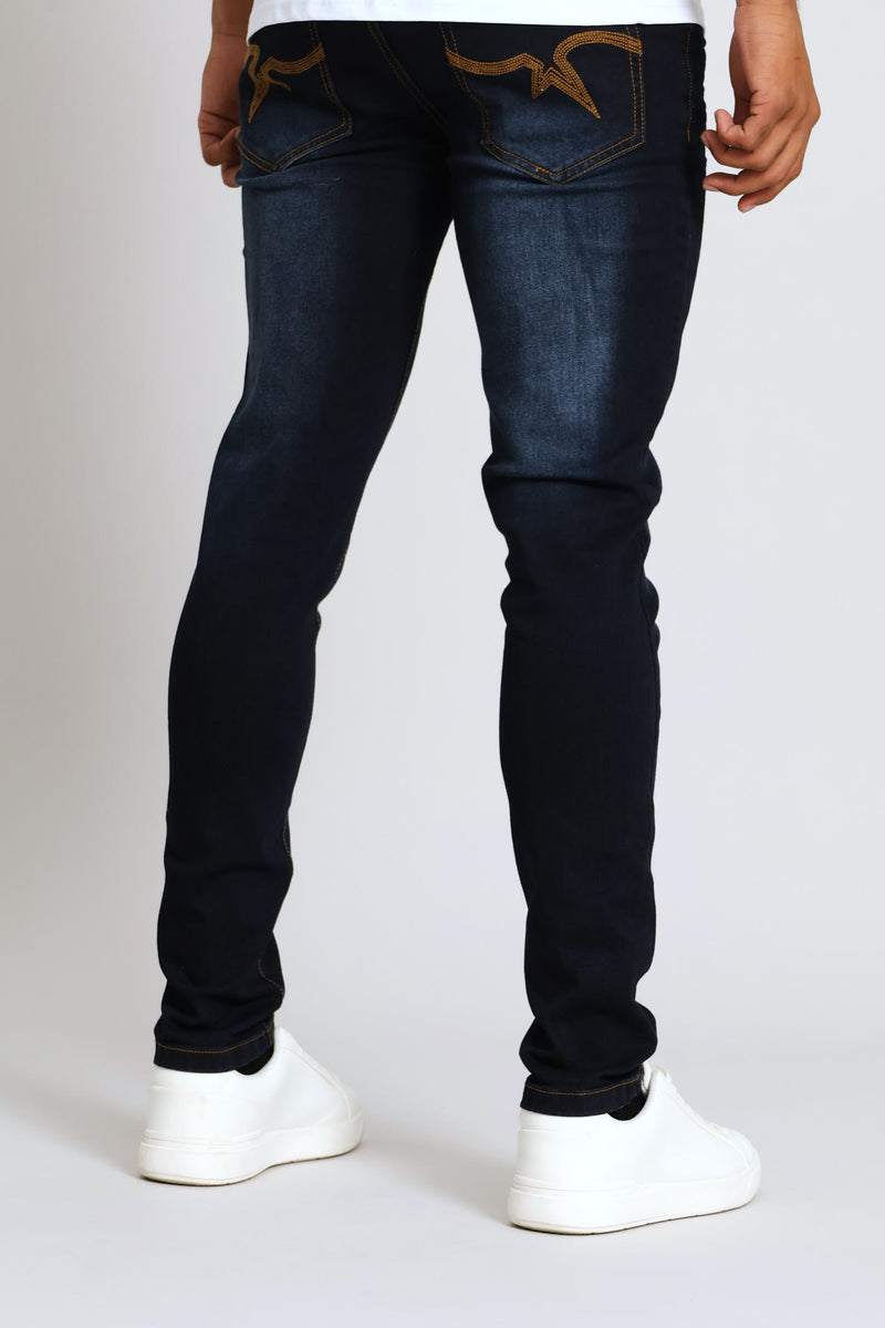 Goodman Skinny Denim - Blue/Black