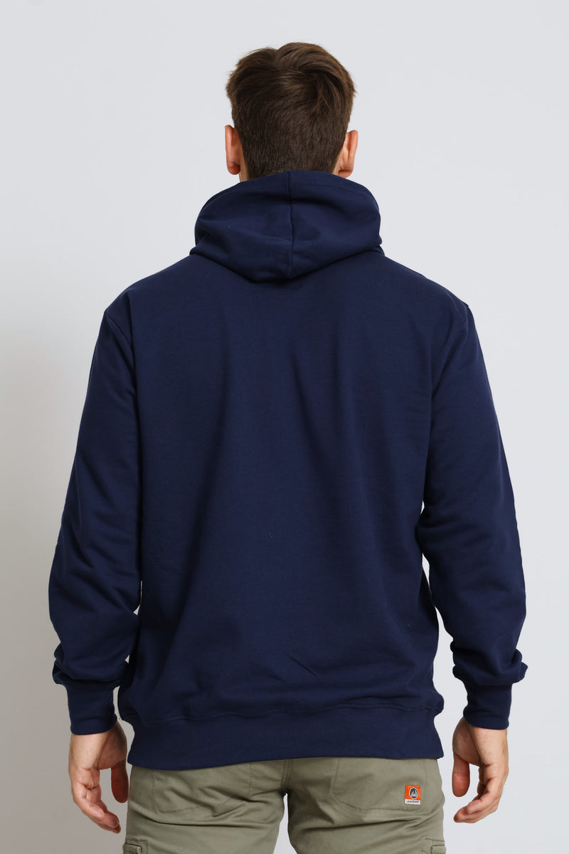 Classic Tonal Logo Hoodie - Navy