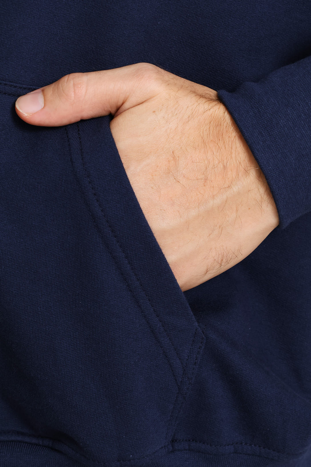 Classic Tonal Logo Hoodie - Navy