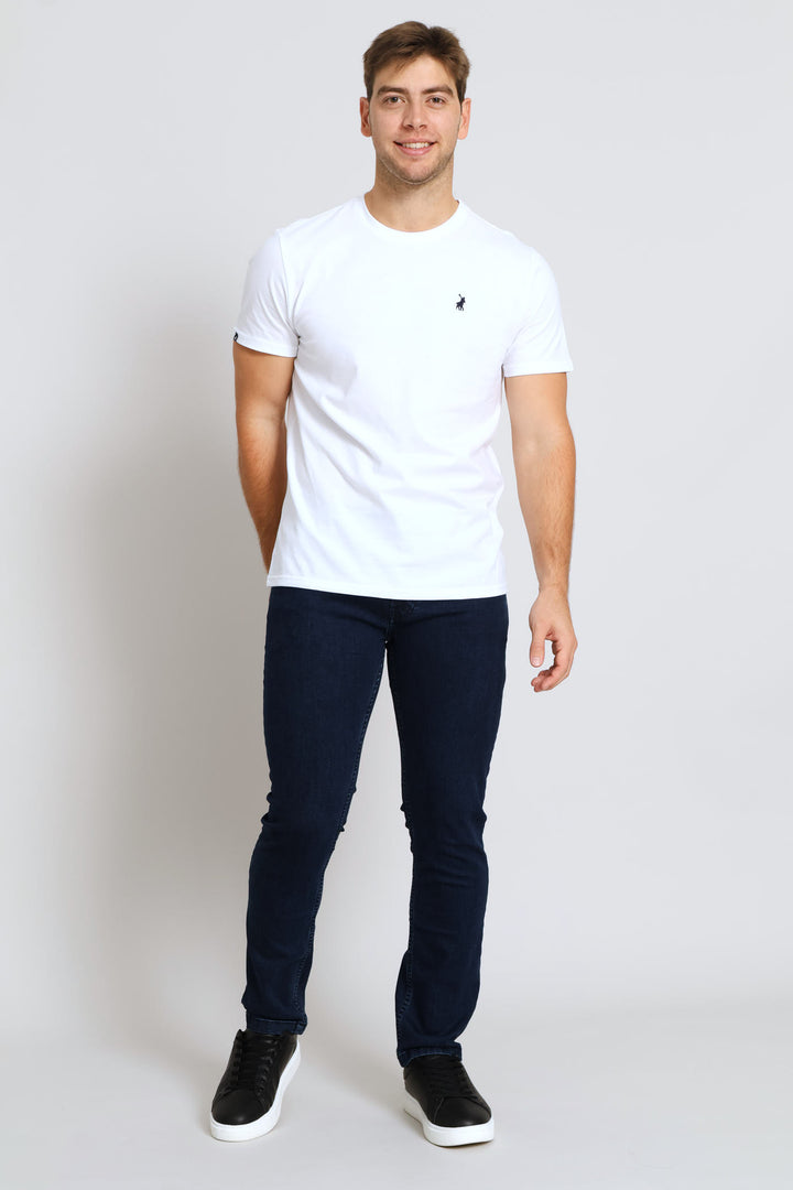 Simon Straight Leg Denim - Blue/Black