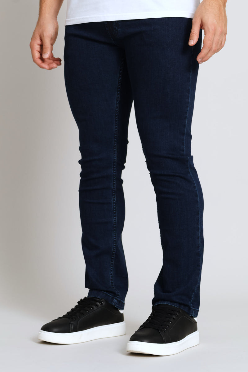 Simon Straight Leg Denim - Blue/Black