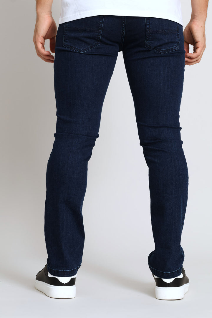 Simon Straight Leg Denim - Blue/Black