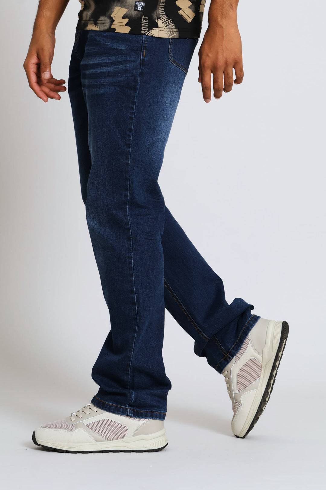 Avery Straight Denim - Midnight Blue