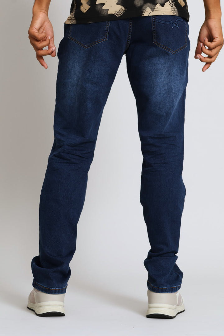 Avery Straight Denim - Midnight Blue