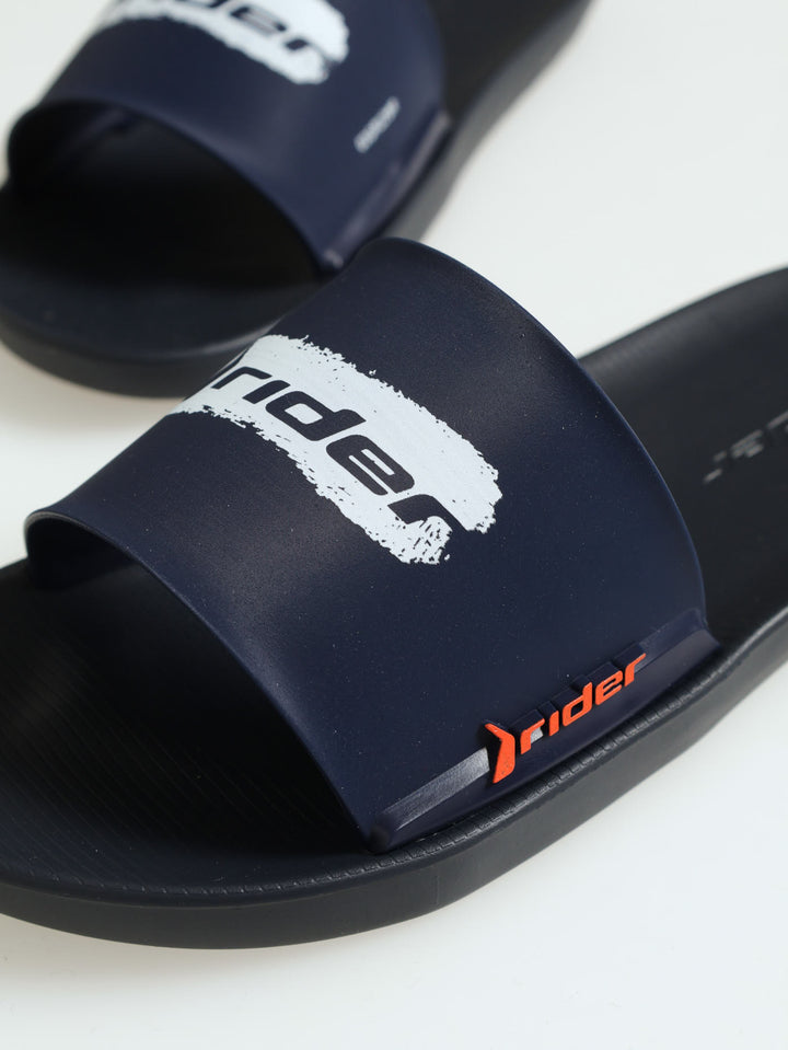 Boys Rider Pool Slide - Black/White