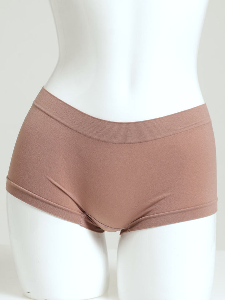 3 Pack Seamless Boyleg Panty - Grapeade/Antler/Windsor Wine