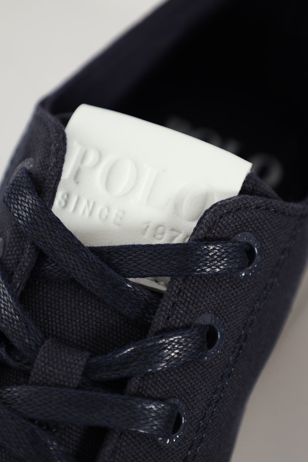 Canvas Lace Up Sneaker - Navy