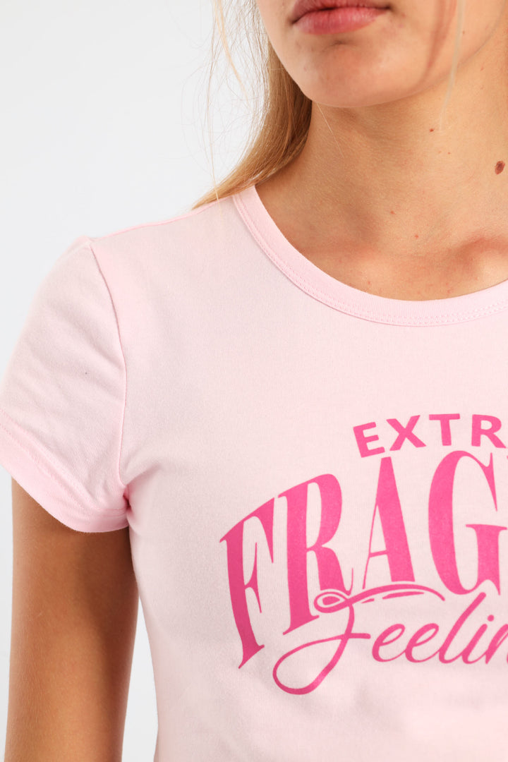 Girls Extra Regular Tee - Pink