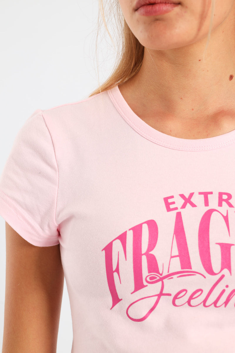 Girls Extra Regular Tee - Pink