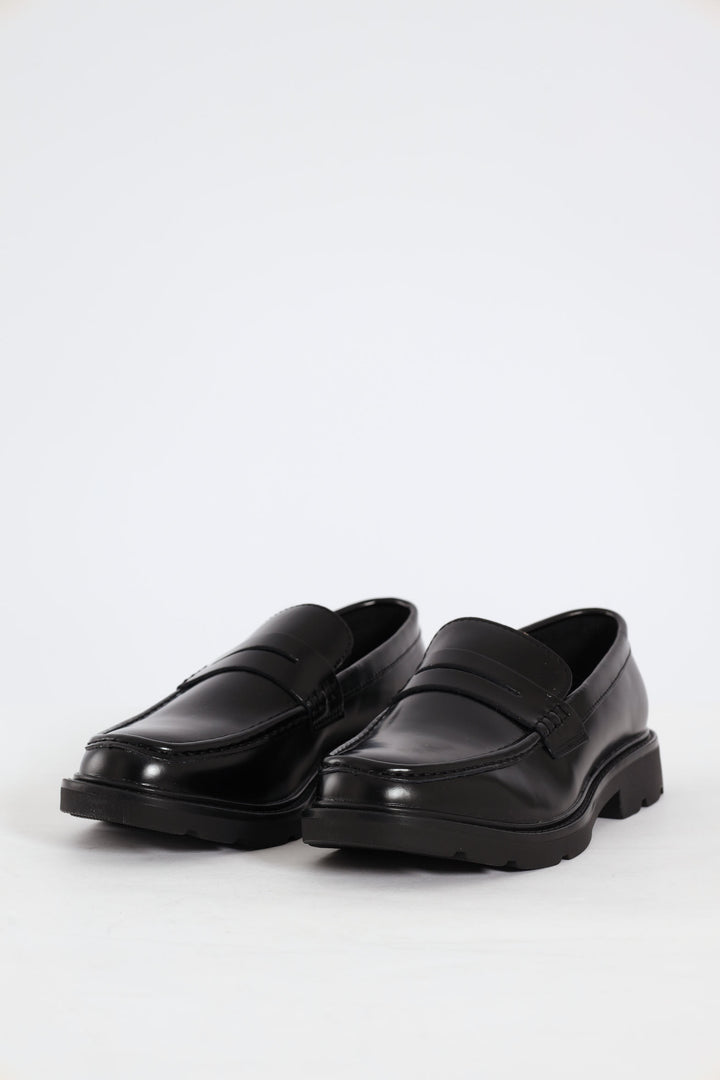 Chunky Slip On With Band On Upper - Black