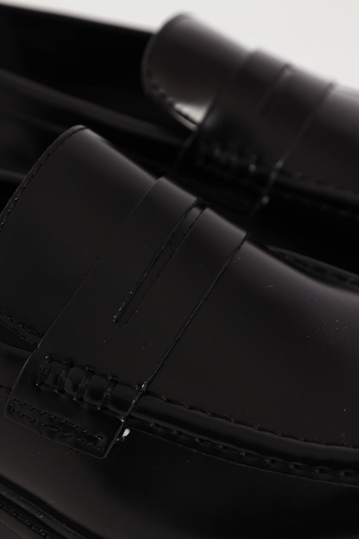 Chunky Slip On With Band On Upper - Black