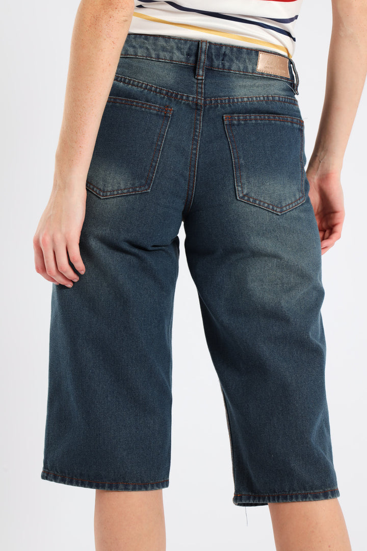Classic Rigid Jort - Dark Tea Stain