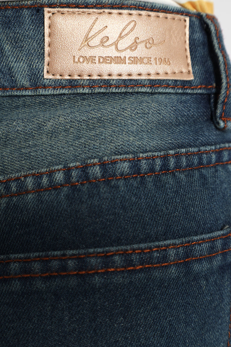 Classic Rigid Jort - Dark Tea Stain