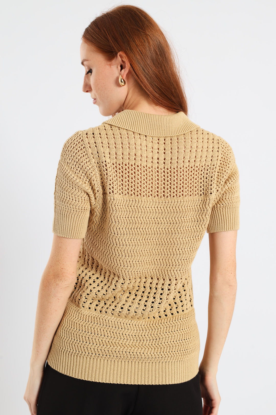 Chelsea Knitted Golfer - Stone