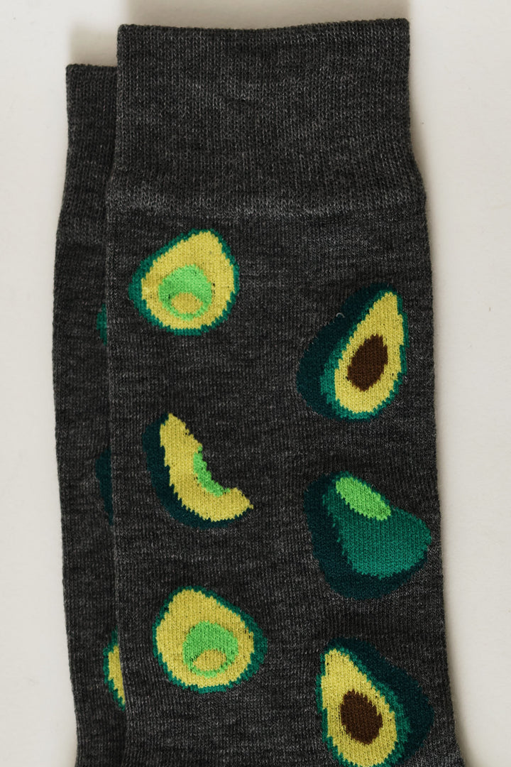 Single Avo Anklet Sock - Charcoal