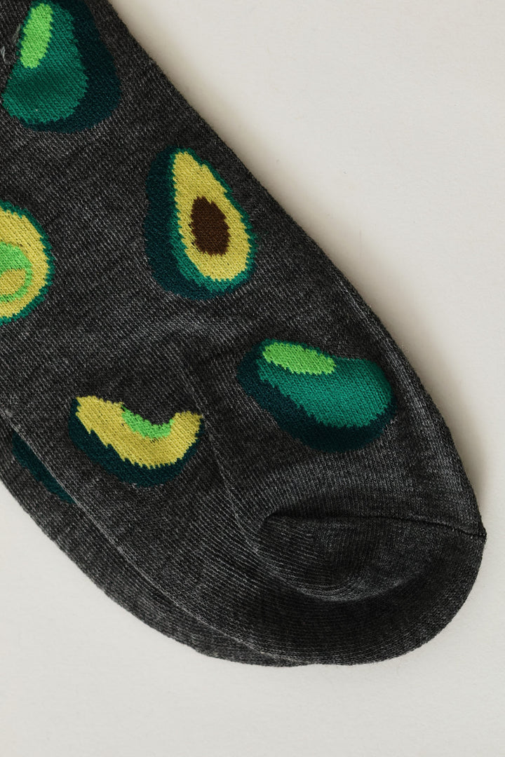 Single Avo Anklet Sock - Charcoal