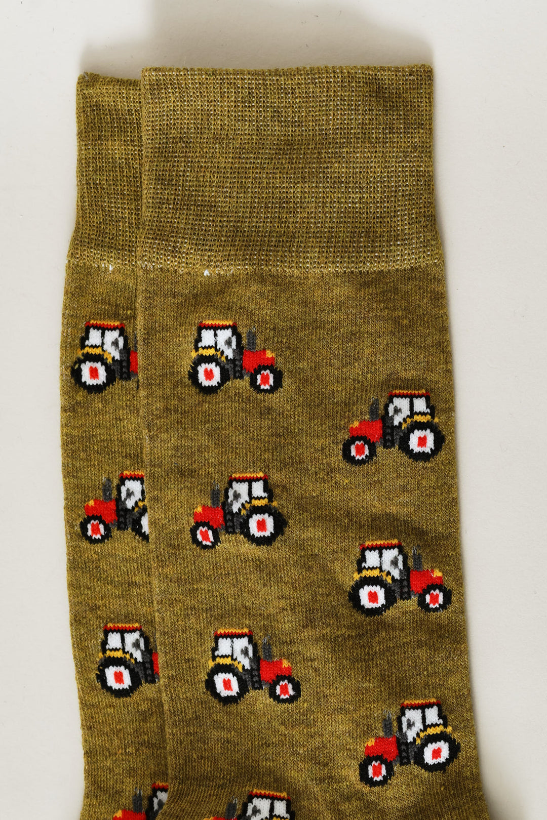 Single Tractor Anklet Sock - Olive