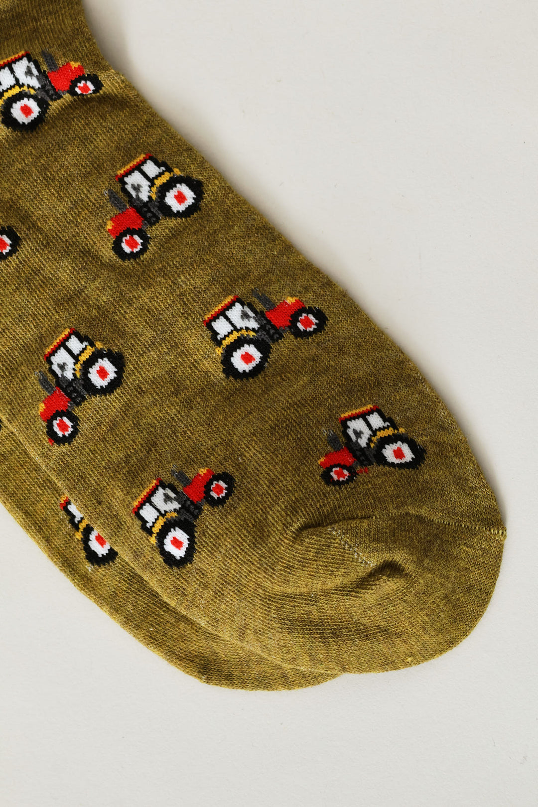 Single Tractor Anklet Sock - Olive