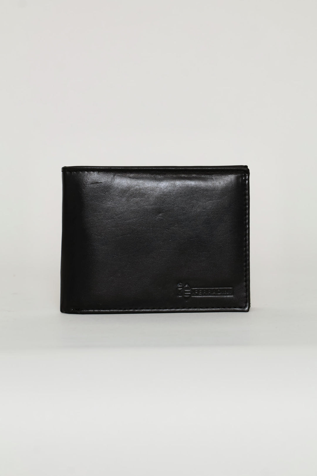 Leather Embossed Wallet - Black