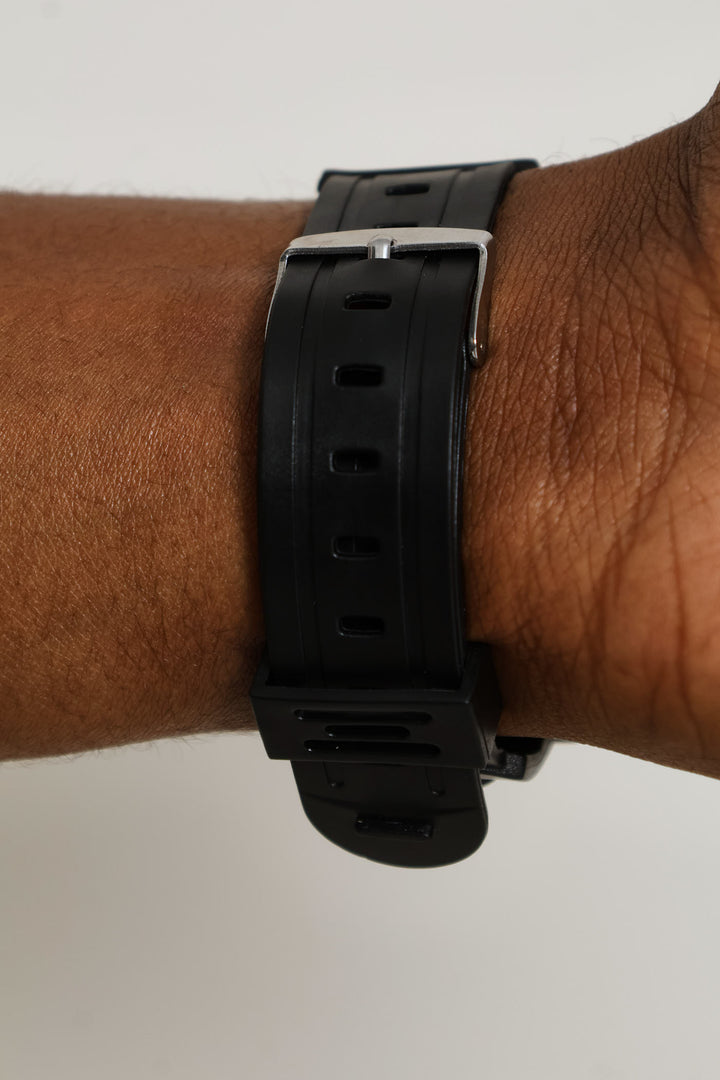 Boys Sqaure Led Watch - Black