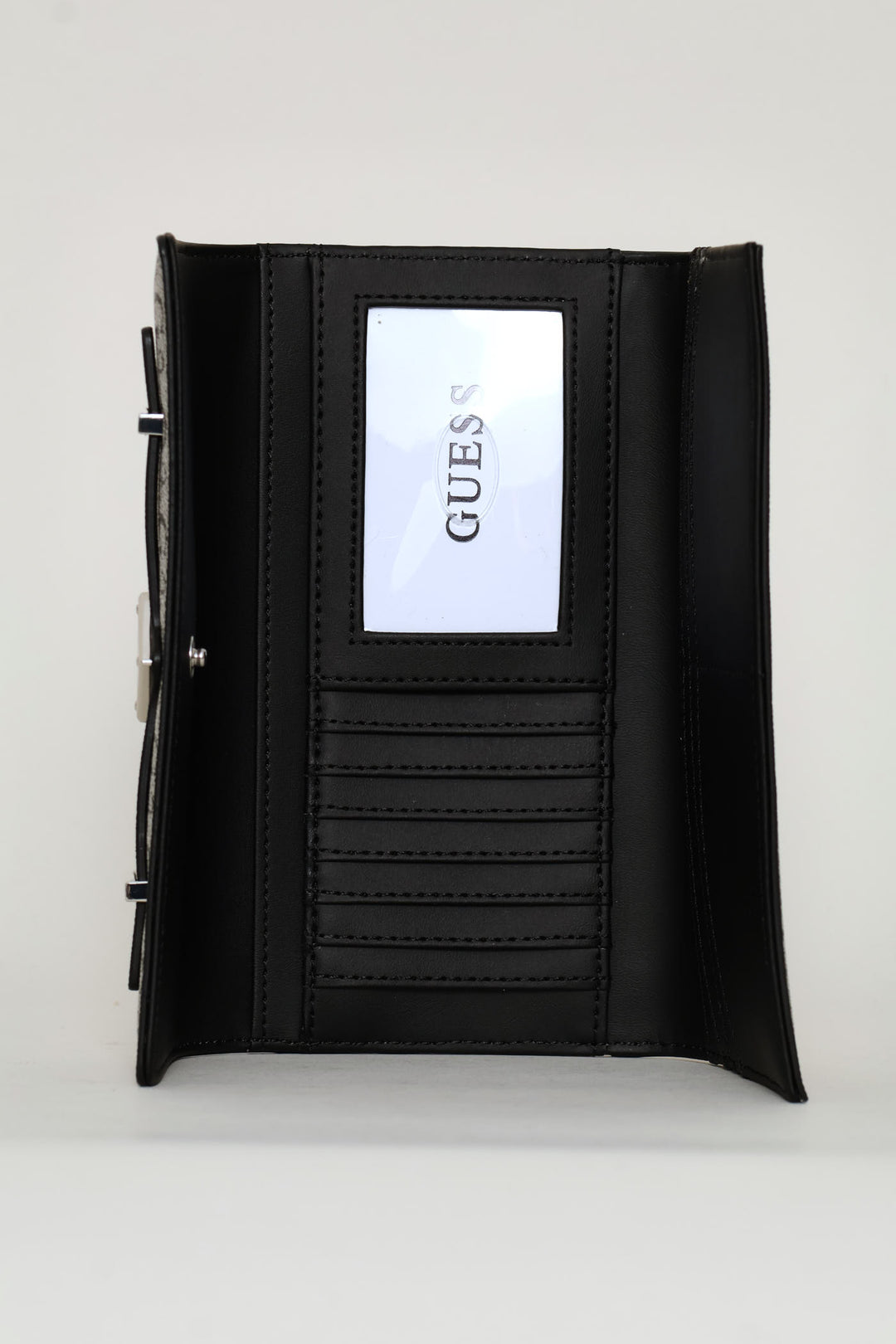 Aria Flap Clutch Purse - Black
