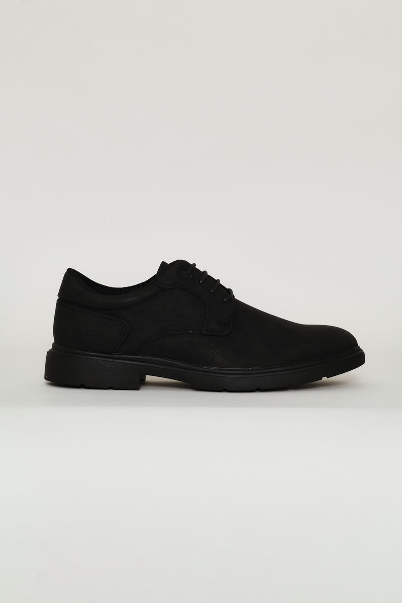 Basic Smart Casual Derby Shoe - Black