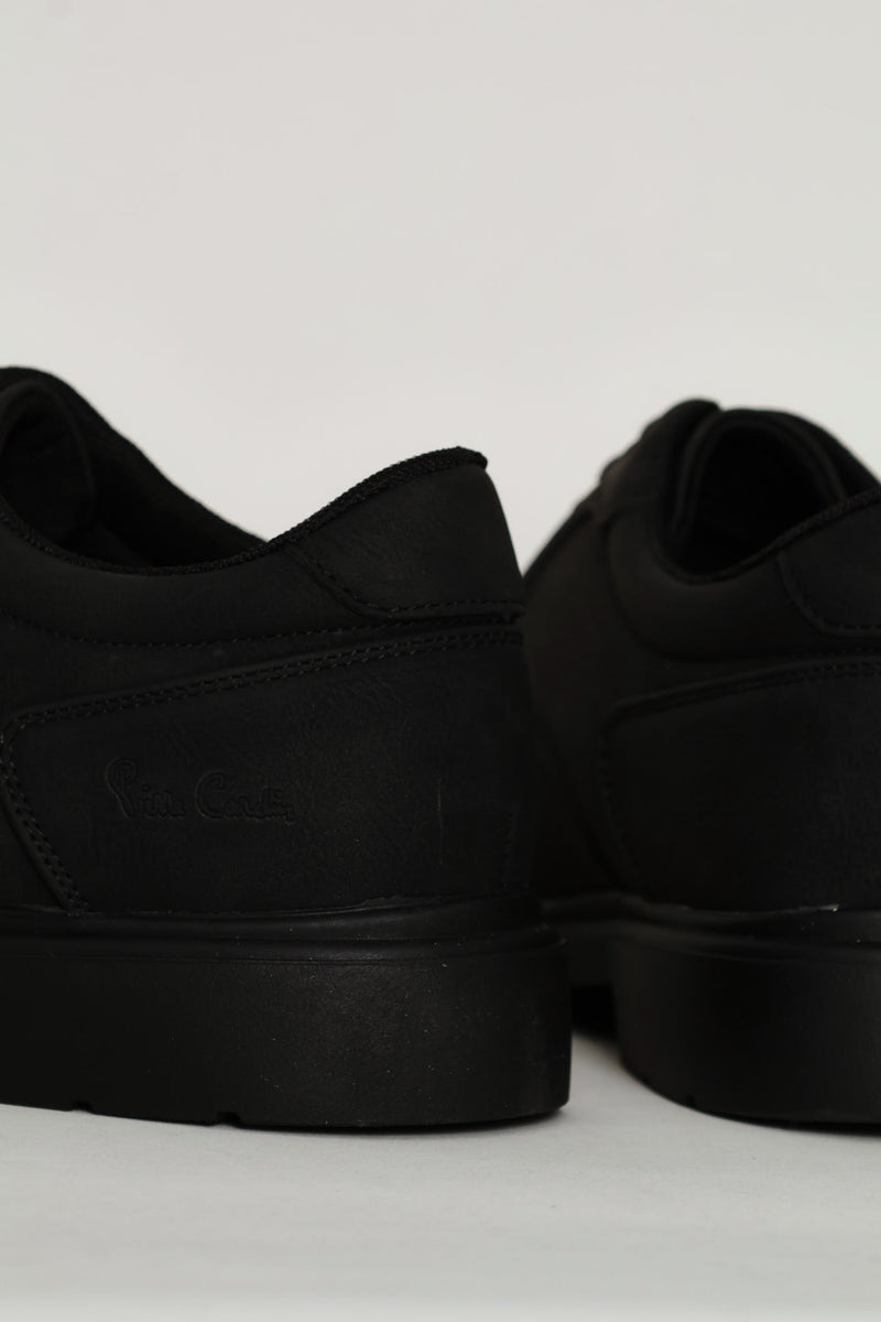 Basic Smart Casual Derby Shoe - Black