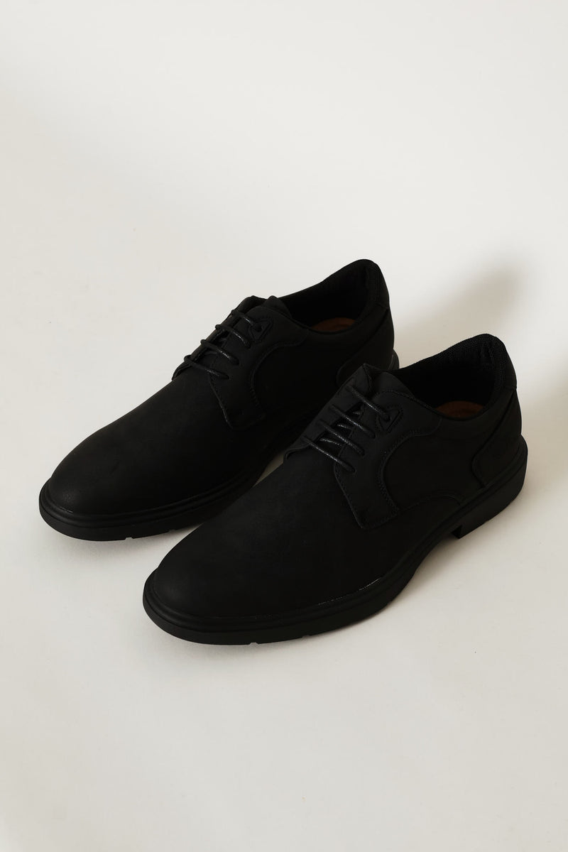 Basic Smart Casual Derby Shoe - Black