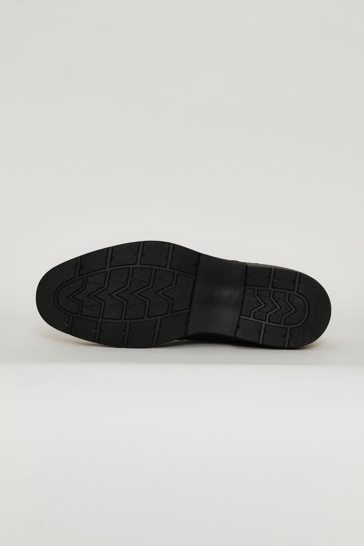 Basic Smart Casual Derby Shoe - Black
