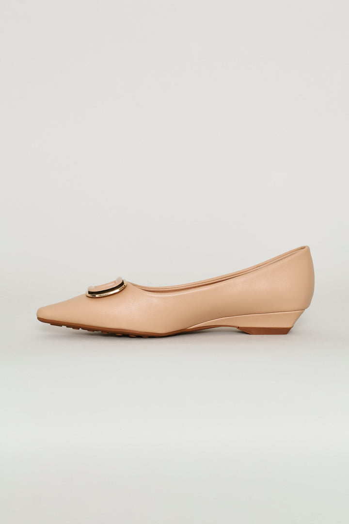 Pointy Pump - Nude