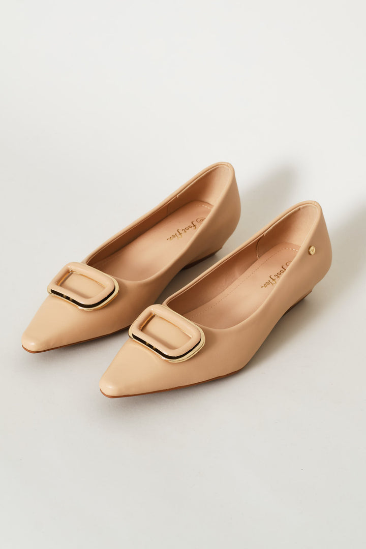 Pointy Pump - Nude