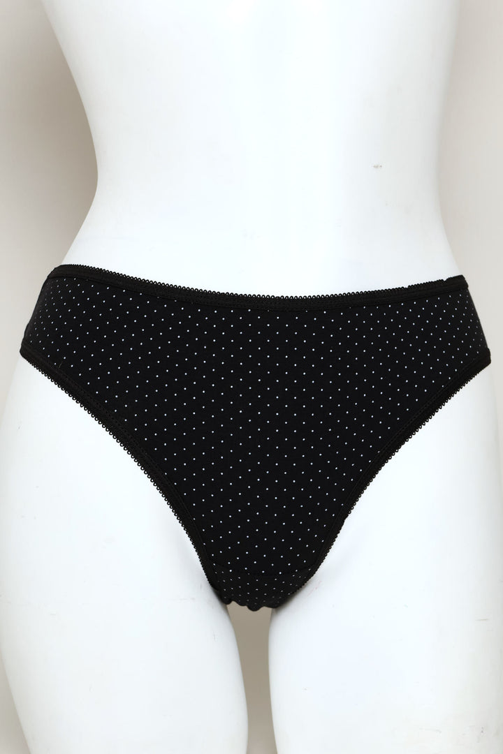 5 Pack Cotton Gingham Bikini Panties - Multi