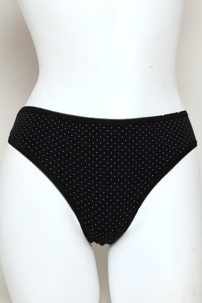 5 Pack Cotton Gingham Bikini Panties - Multi