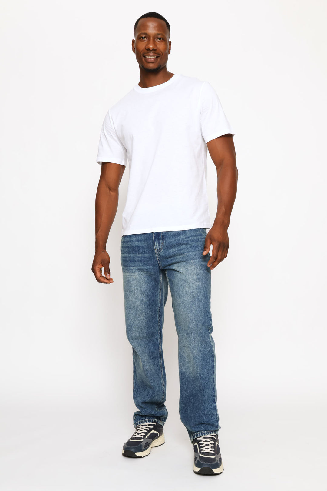Basic Crew Neck Tee - White