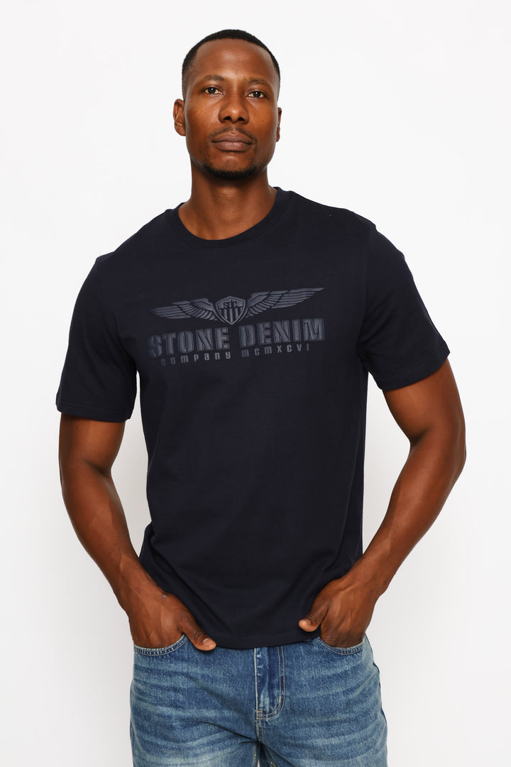 Wings Icon Tee - Navy