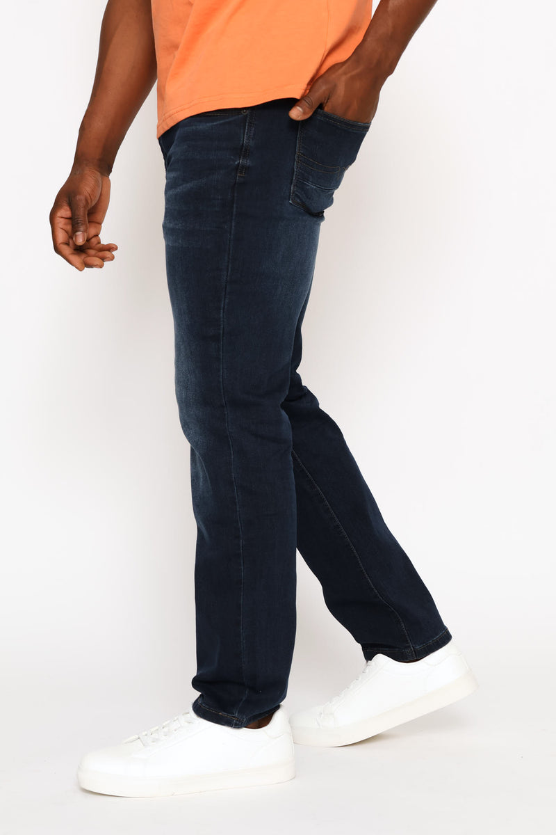 Amsterdam Straight Denim - Dark Wash