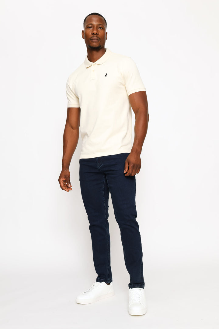 Peter Slim Leg Denim - Blue/Black