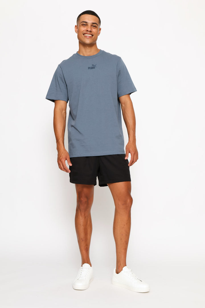 Essential Small No.1 Logo Tee - Blue