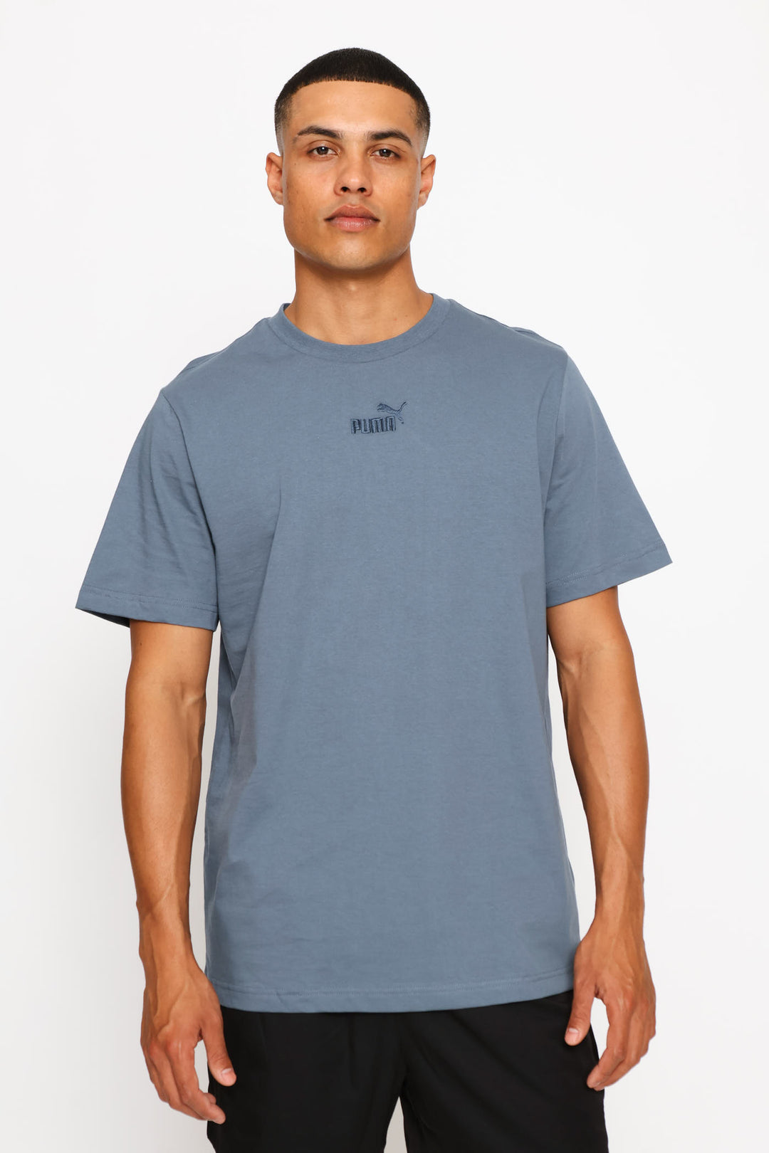 Essential Small No.1 Logo Tee - Blue