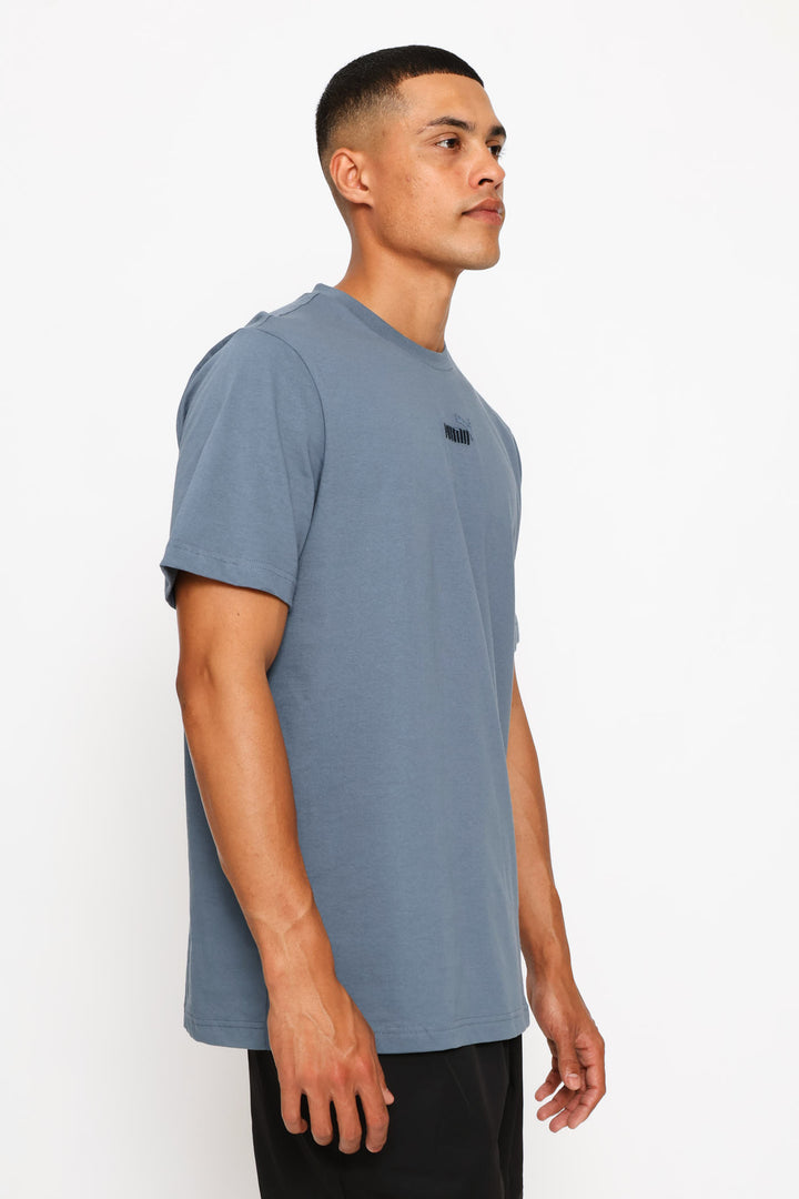 Essential Small No.1 Logo Tee - Blue